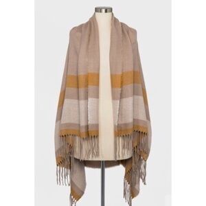 New Fringe Scarf Blanket Vest